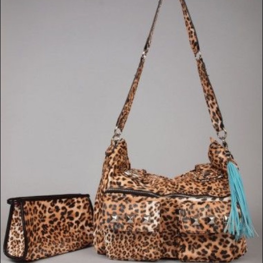 ISO First Generation Kandee Johnson Leopard Bag